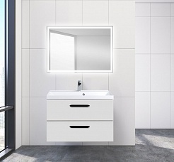 BelBagno Тумба с раковиной AURORA 900 Bianco Opaco – фотография-2