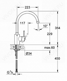 Grohe Смеситель "Concetto 32661001" – фотография-2