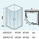 WeltWasser Душевое ограждение WW300 300RS22-90 – фотография-5