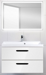 BelBagno Мебель для ванной AURORA 800 Bianco Lucido, BTN – фотография-1