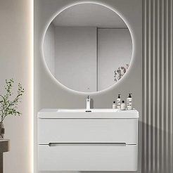 Parly Мебель для ванной River 100 подвесная лилейно-белая – фотография-1