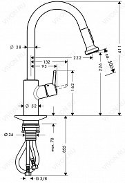 Hansgrohe Смеситель "Talis S2 Variarc 14877000" – фотография-2