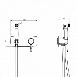 Lemark Смеситель для биде Peretto LM6319RB – фотография-2