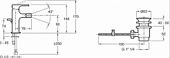 Jacob Delafon Смеситель для биде Strayt E8777-CP – фотография-2