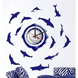 Feron Светильник ночной NL20 часы-наклейка