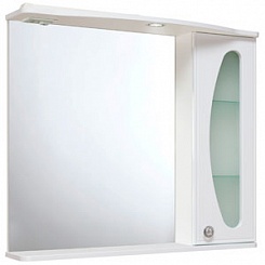 Runo Зеркало-шкаф для ванной Линда Люкс 85 – фотография-1