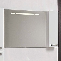 Акватон Зеркальный шкаф для ванной "Диор 100" белый