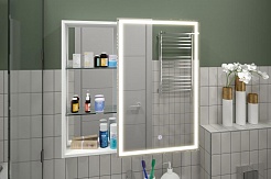 Misty Зеркало-шкаф для ванной Аперио 80 R – фотография-2