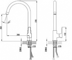 Lemark Смеситель "Basis LM3605C" для кухонной мойки – фотография-2