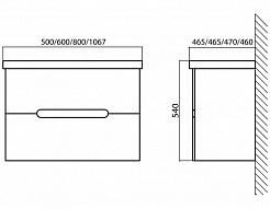 BelBagno Мебель для ванной LUXURY 500  Rovere Moro, TCH – фотография-3