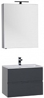 Aquanet Мебель для ванной Алвита 70 серый антрацит
