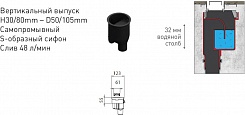 BERGES Wasserhaus Душевой лоток B1 Keramik 800 095019 черный матовый – фотография-6