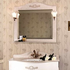 Водолей Зеркало для ванной "Виктория 100" серое – фотография-4