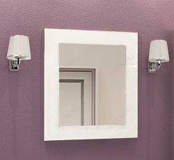 Акватон Зеркало для ванной "Венеция 90" белое – фотография-2