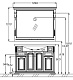 Opadiris Зеркало для ванной Риспекто 120 Weiss – фотография-5