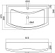 Volna Тумба с раковиной Joli 80.2D.2Y белая – картинка-30