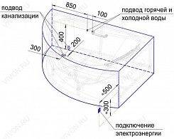 Радомир Акриловая ванна "Альбена" – фотография-6