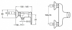 Jacob Delafon Смеситель для душа Kumin E99463-CP – фотография-3