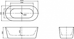 BelBagno Акриловая ванна BB306-1675 168x80 – фотография-5