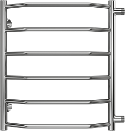 Terminus Полотенцесушитель водяной Виктория П6 500x600 БП500 хром – фотография-1