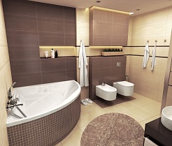 Excellent Акриловая ванна Glamour 150x150 – фотография-4