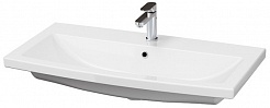 Velvex Мебель для ванной подвесная Klaufs 100 белая – фотография-5