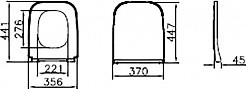 Vitra Крышка-сиденье 191-003-009 с микролифтом – фотография-3