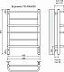 Terminus Полотенцесушитель электрический Евромикс П6 450х650 диммер справа – картинка-6