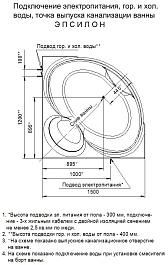 Aquatek Акриловая ванна Эпсилон 150x150 с экраном – фотография-5