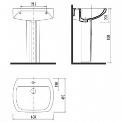 Creavit Раковина Spark SA060NO – фотография-3