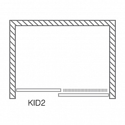 Roltechnik Душевая дверь KID2/1500 раздвижная – фотография-4