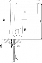 Lemark Смеситель "Status LM4405C" для кухонной мойки – фотография-2