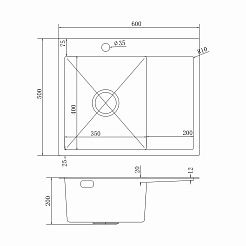 Mixline Мойка кухонная Pro 60 L золото – фотография-5