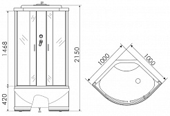 Erlit Душевая кабина ER3510TP-C4 – фотография-6