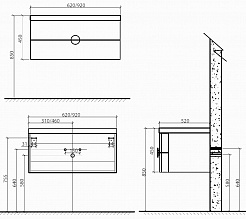 BelBagno Мебель для ванной SENSO 920 Bianco Lucido – фотография-8