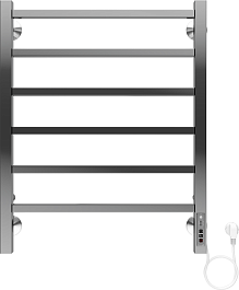 Terminus Полотенцесушитель электрический Ватикан П6 500x650 хром – фотография-1