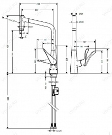 Hansgrohe Смеситель "Metris 14820000" – фотография-4