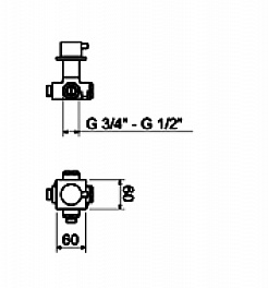 Webert Запорный вентиль Elio EL690101 1/2" – фотография-2