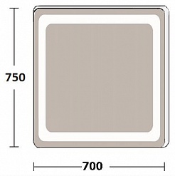 De Aqua Зеркало Смарт 7075 SMR 402 070 – фотография-4