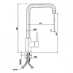 Iddis Смеситель Kitchen K05STL0i05 для кухонной мойки – фотография-2