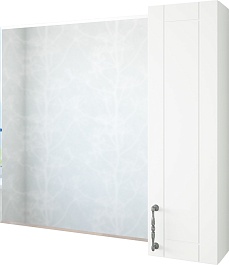 Sanflor Мебель для ванной Глория 85 R белая матовая – фотография-11