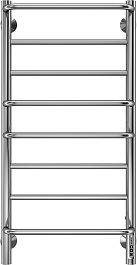 Terminus Полотенцесушитель электрический Евромикс П8 400x850 хром – фотография-1