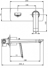 Timo Смеситель для раковины Helmi 4071/00-16SM – фотография-2