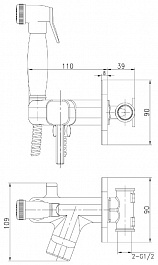 Lemark Смеситель Solo LM7165BL для биде – фотография-2