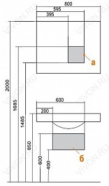 Акватон Комплект для ванной "Отель 80" – фотография-2