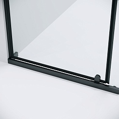Grossman Боковая стенка Pragma 80x195 профиль черный матовый стекло прозрачное – фотография-8