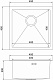 Mixline Мойка кухонная Pro 45x45 сатин – фотография-16