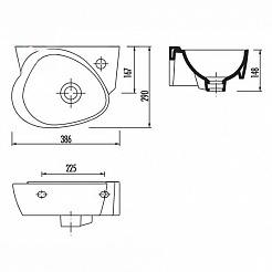 Creavit Раковина детская Cocuk CK035 – фотография-3