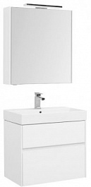 Aquanet Мебель для ванной Бруклин 70 белая – фотография-1