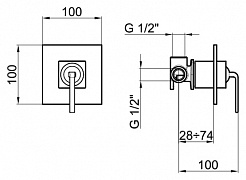 Webert Смеситель для душа Wolo WO880101564 черный – фотография-2